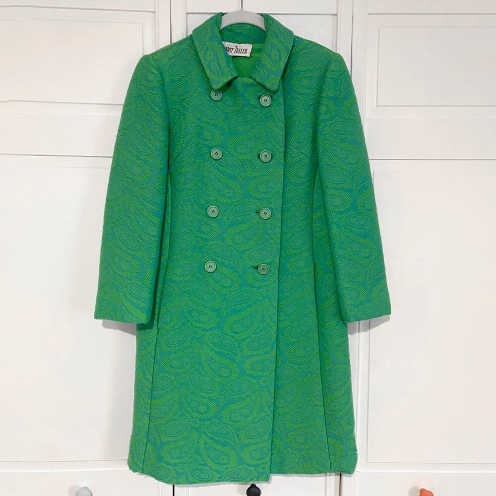 Vintage Bonwit Teller Emerald Green Coat